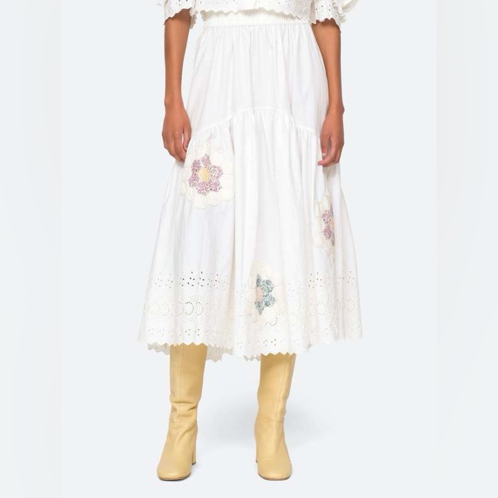 Sea New York Patchwork skirt SMALL - Violette